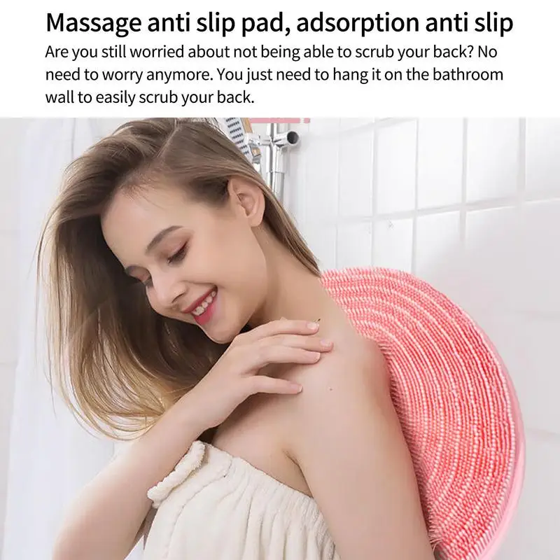 

Shower Foot Scrubber Shower Foot And Back Scrubber With Suction Cups Foot Pad And Scrubber For Shower And Back Dead Skin Remove