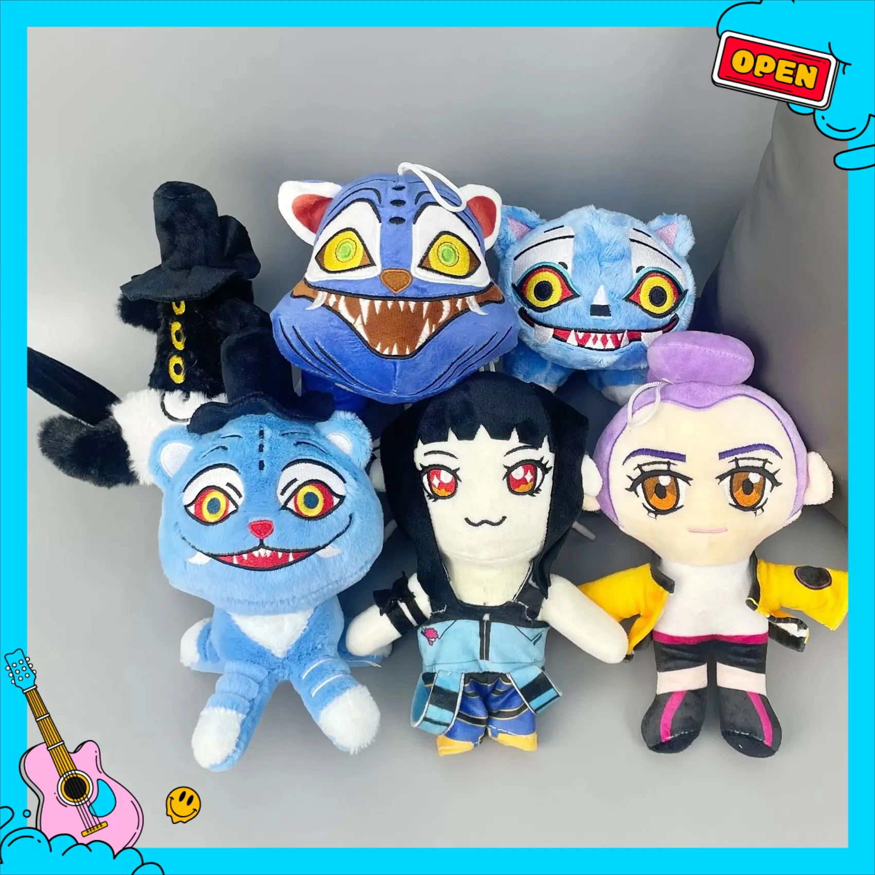 رائجة البيع K البوب اكسسوارات لعبة النمر أفخم دمية K البوب شيطان الصيادين ميرش عيد ميلاد شيطان الصيادين النمر ألعاب من نسيج مخملي شيطان الصيادين #6