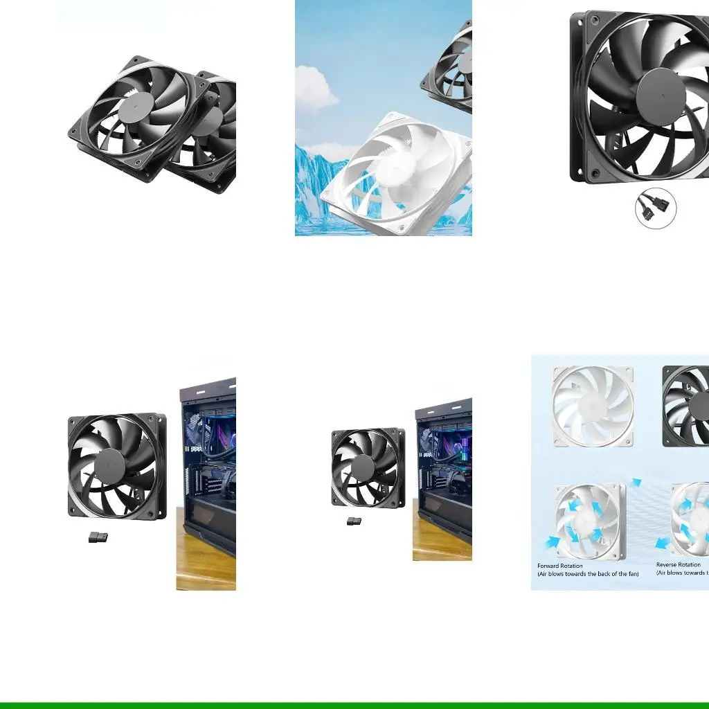 

U55C 120mm 4Pin 1200RPM Cooling Fan 12V Low Noise Cooling Case Fan Replaceme