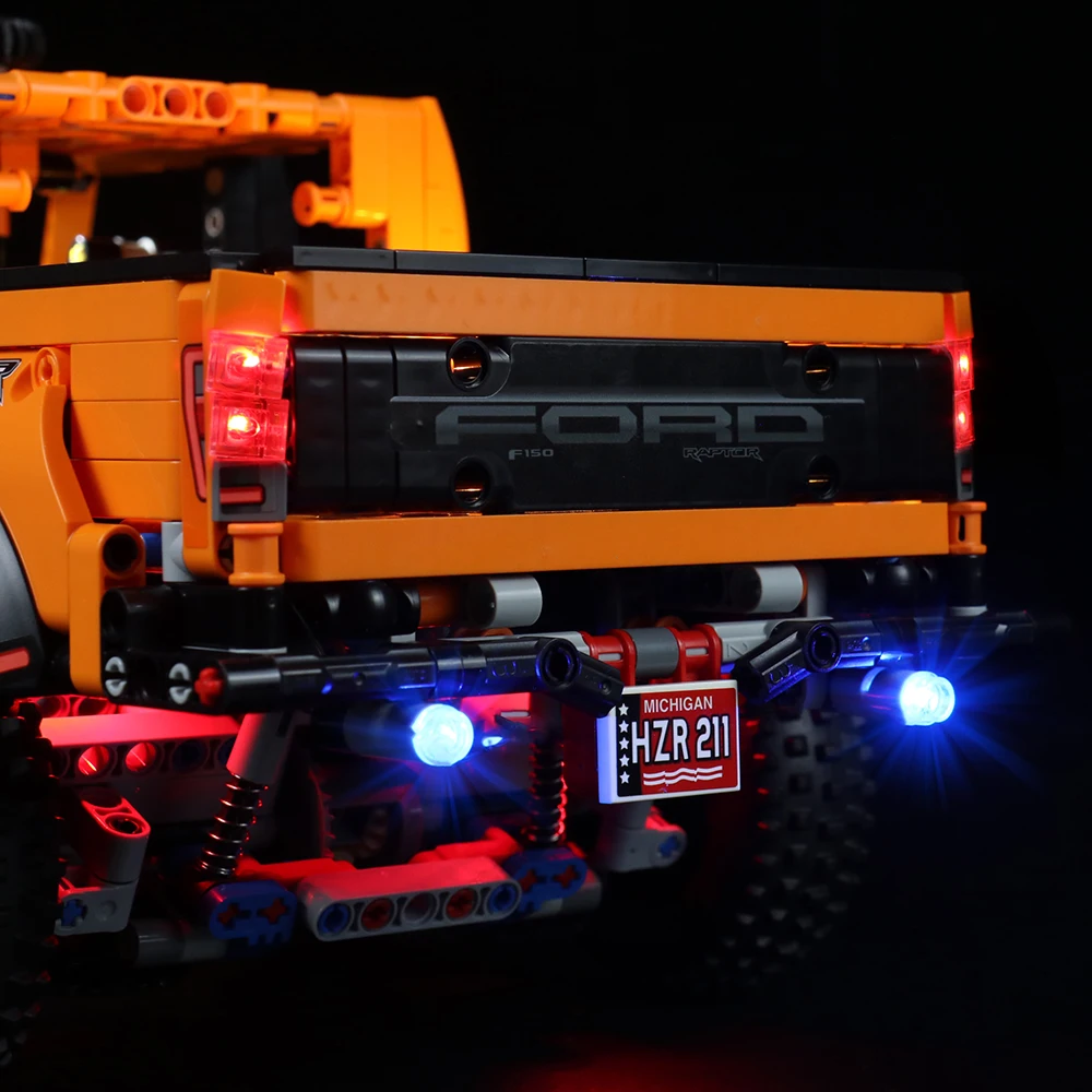 Lazishi Led Light  For 42126 Ford F-150 Raptor Lighting DIY Toys (Not ​Include the Model)