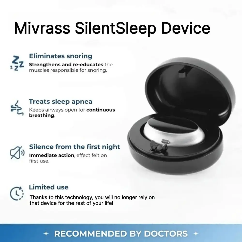 3 Modes Anti-Snore Device Dual-Pulse Stimulation Silent Muscle Trainer USB Rechargeable Snore Reduction Breathing Corrector