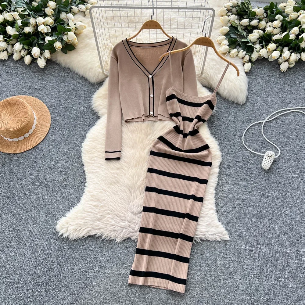 เซ็กซี่พื้นฐานลายถัก Slim Dress Chic Summer Beach fairycore Vestidos วันหยุดชุดดินสอเสื้อผ้าผู้หญิง