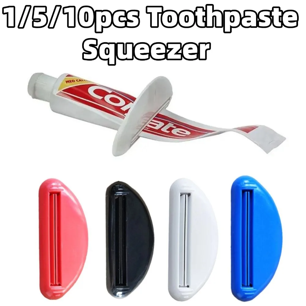 1/5/10 stücke Zahnpasta Squeezer Manuelle Zahnpasta Spender Creme Tube Squeezer Badezimmer Squeeze Paste Extrudieren Quetschen Clip