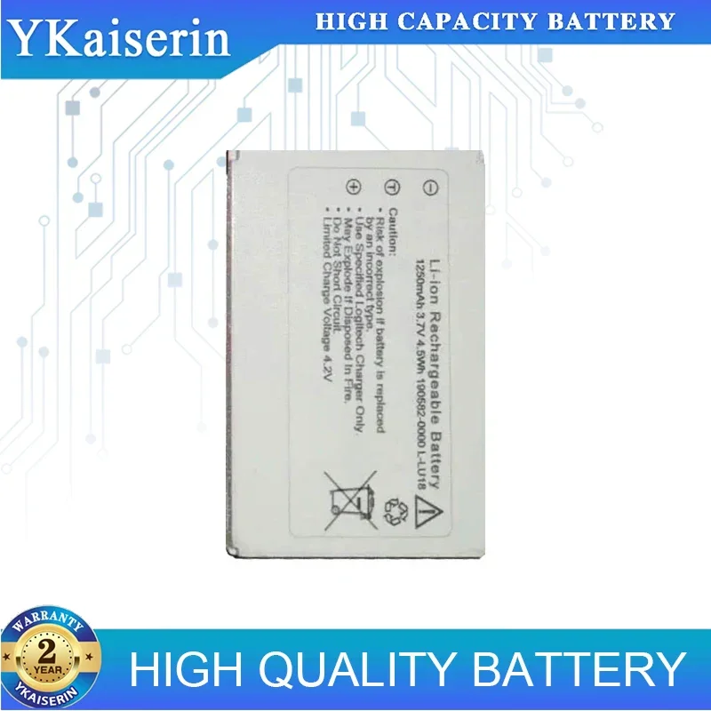 Replacement Battery For Logitech Harmony 915 1000 1100 1000i L-LU18 LU18 L52B C-LR65 C-RL65 Remote Control