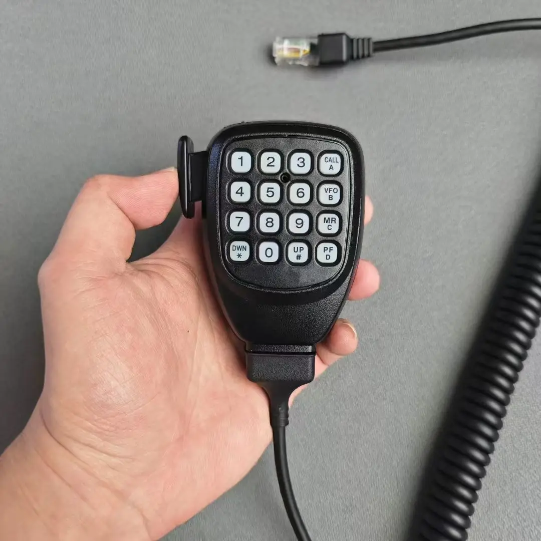 Mikrofon PTT z 8-pinowym złączem i funkcją DTMF do radiotelefonów Kenwood TM281 TM481 TM271 TM471A TK-863G TK-868 TK-868G 768G TK-760 TK-8100