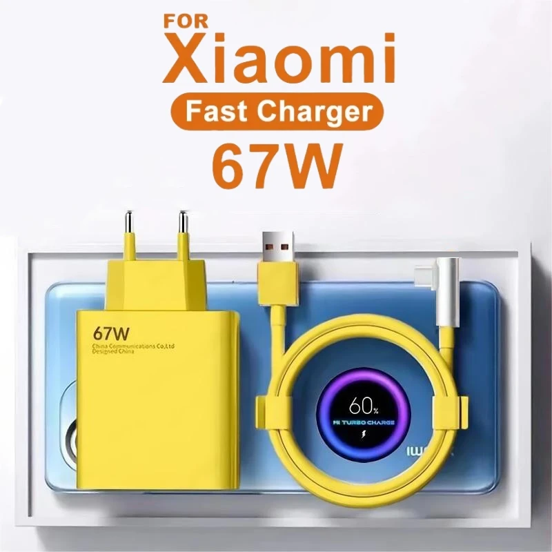 USB Fast Charger for Xiaomi 14 13 12 11 10 Ultra Redmi Note 12T 13 Pro Turbo Quick Charge Type C USB Charging Cable