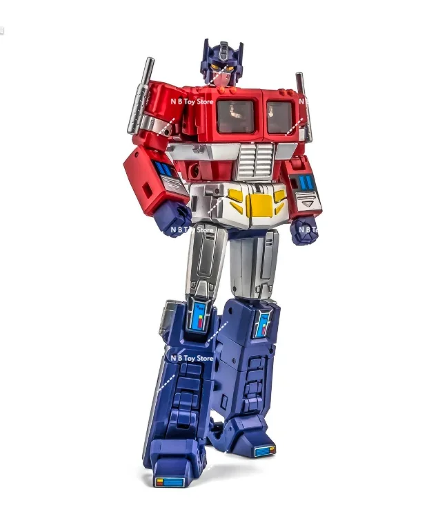 In Stock Newage NA Transformed Toys G1 Optimus Prime H27EX Fine-coated Version with Carriage Action Figures