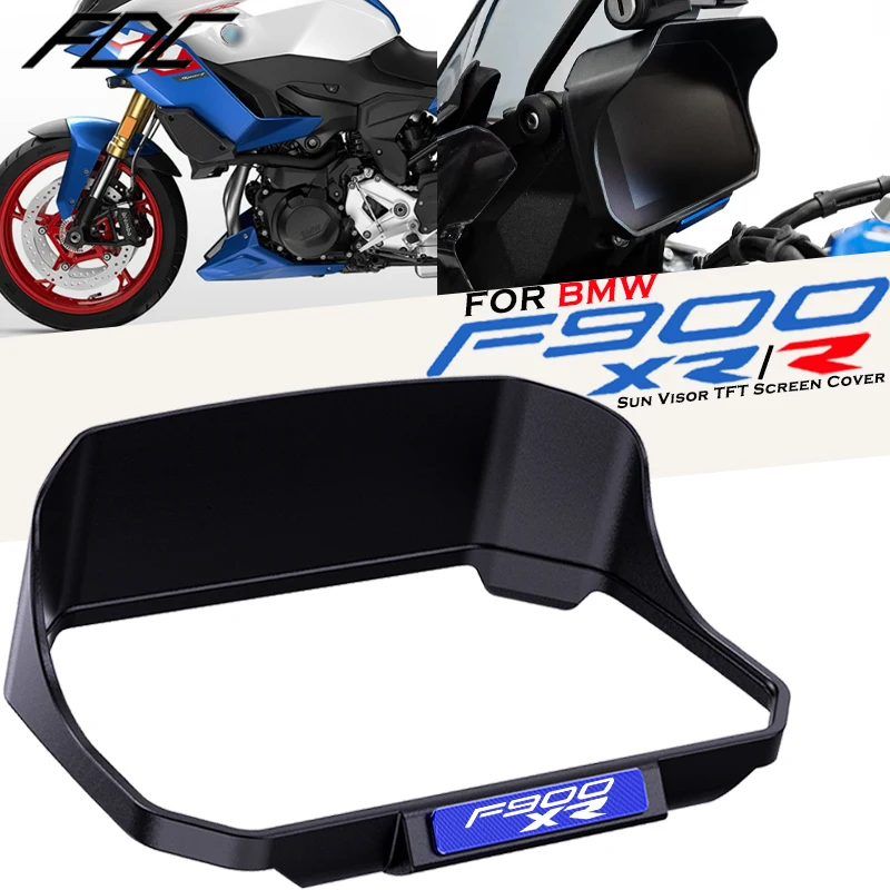 Для BMW F900XR F900R F900 XR R 2020-2023 2024 2025 Аксессуары для мотоциклов Солнцезащитный козырек TFT Защитная крышка экрана F900 R XR Для BMW F900XR F900R F900 XR R 2020-2023 2024 2025 Аксессуары для мотоциклов Солнцезащитный козырек TFT Защитная крышка экрана F900 R XR
