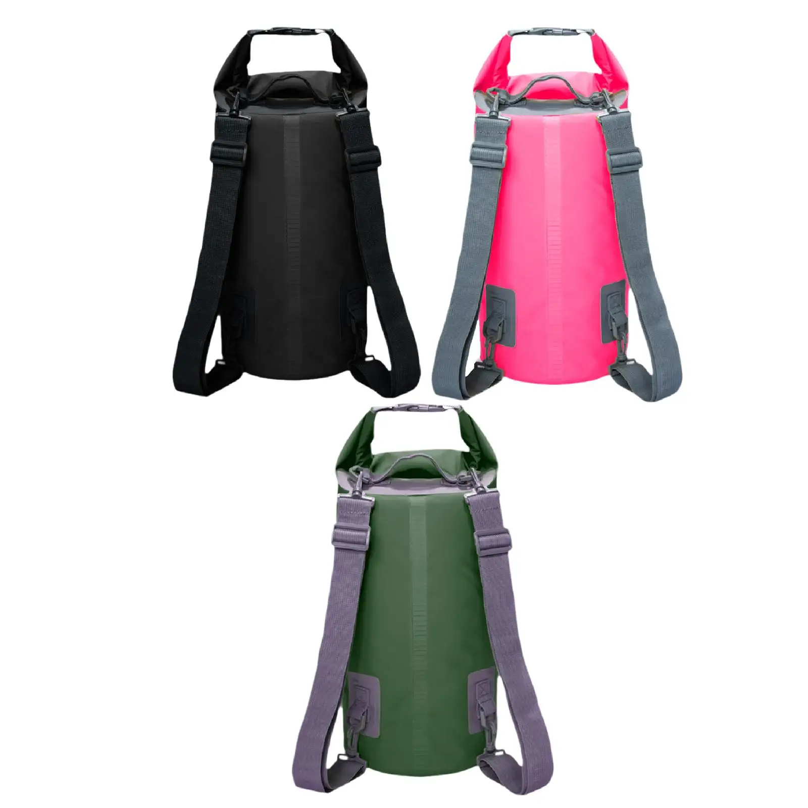 Waterproof Dry Bag Backpack Adjustable Shoulder Strap Roll Top Sack for Water Park Outdoor Activities Sailing Boating Rafting