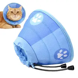 Cat Recovery Collar Elizabethan Collar Wound Healing Protective Pet Cone For Kitten Puppy