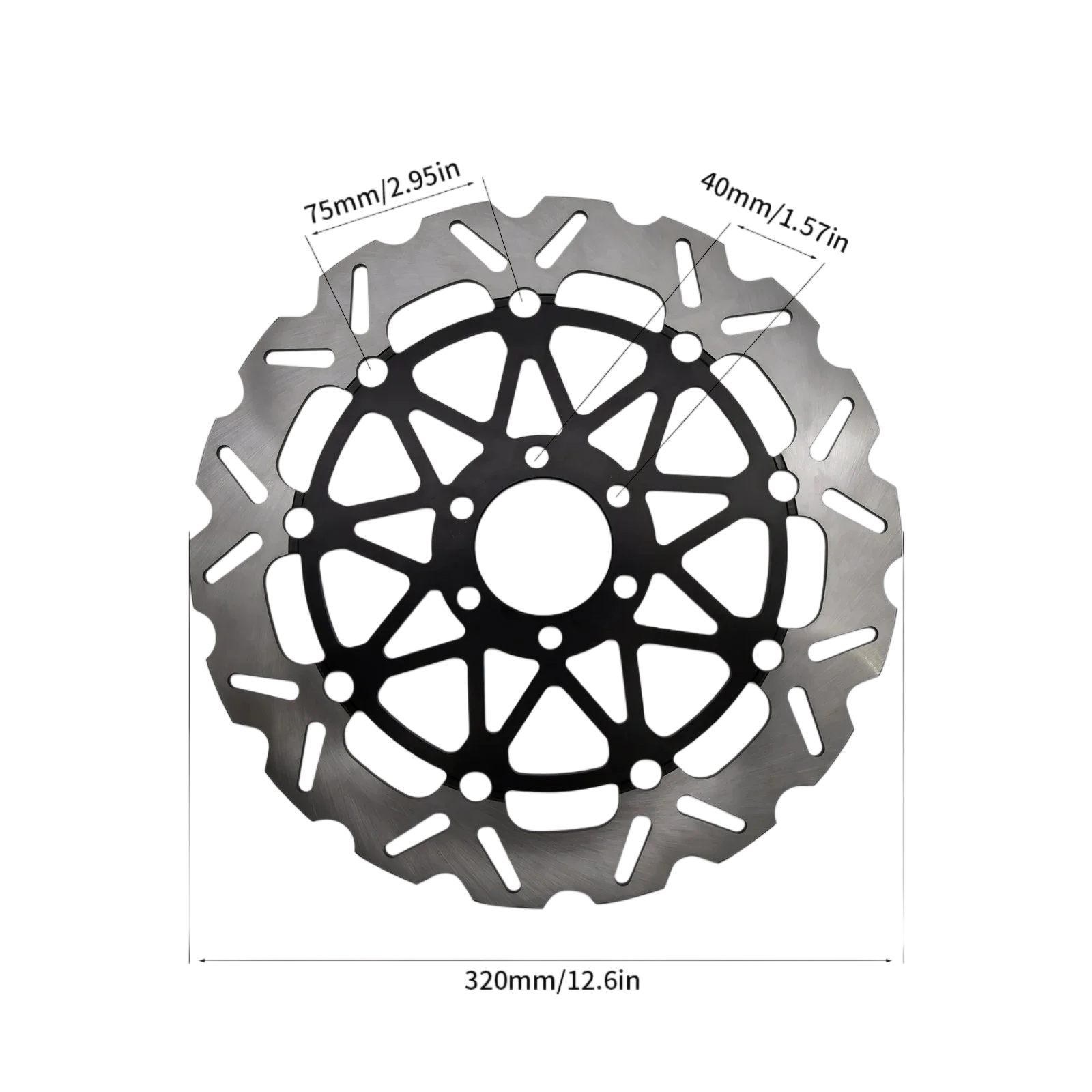 One-piece 320mm Front Brake Disc Rotor for  RC / DUKE 125 200 390 Modification
