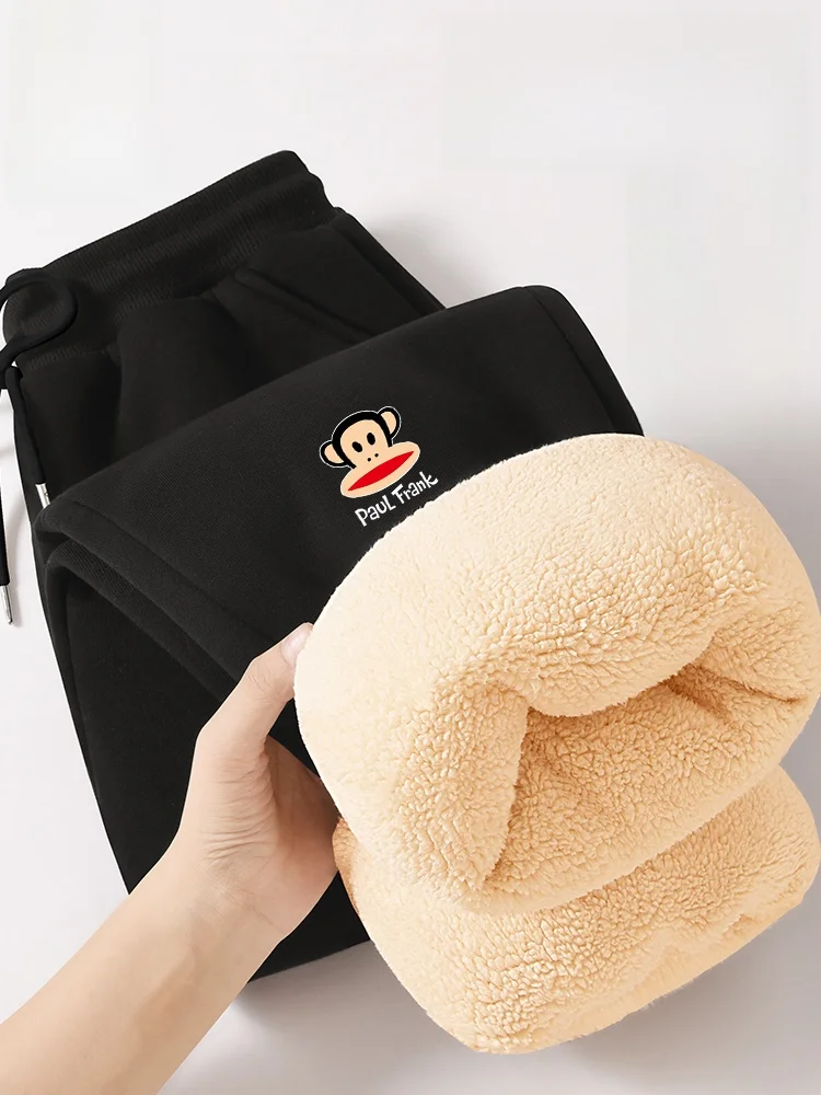 

Мужские спортивные брюки Thiened Fce, теплые брюки с эластичной резинкой на талии, повседневные брюки с эластичной резинкой на талии, зимняя одежда