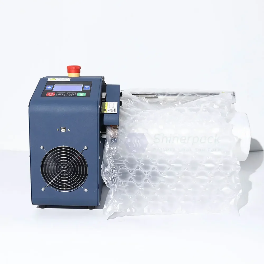 Air Cushion Film Winding Rack Machine with Air Bubble Film Roller for Bubble Roll Wrap Automatically for Air Cushion Machine