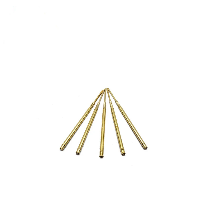 100PCS/package R100-1W Test Needle Sleeve Outer Diameter 1.67mm Length 38.3mm Brass Spring Test Probe Industrial Instrument Tool
