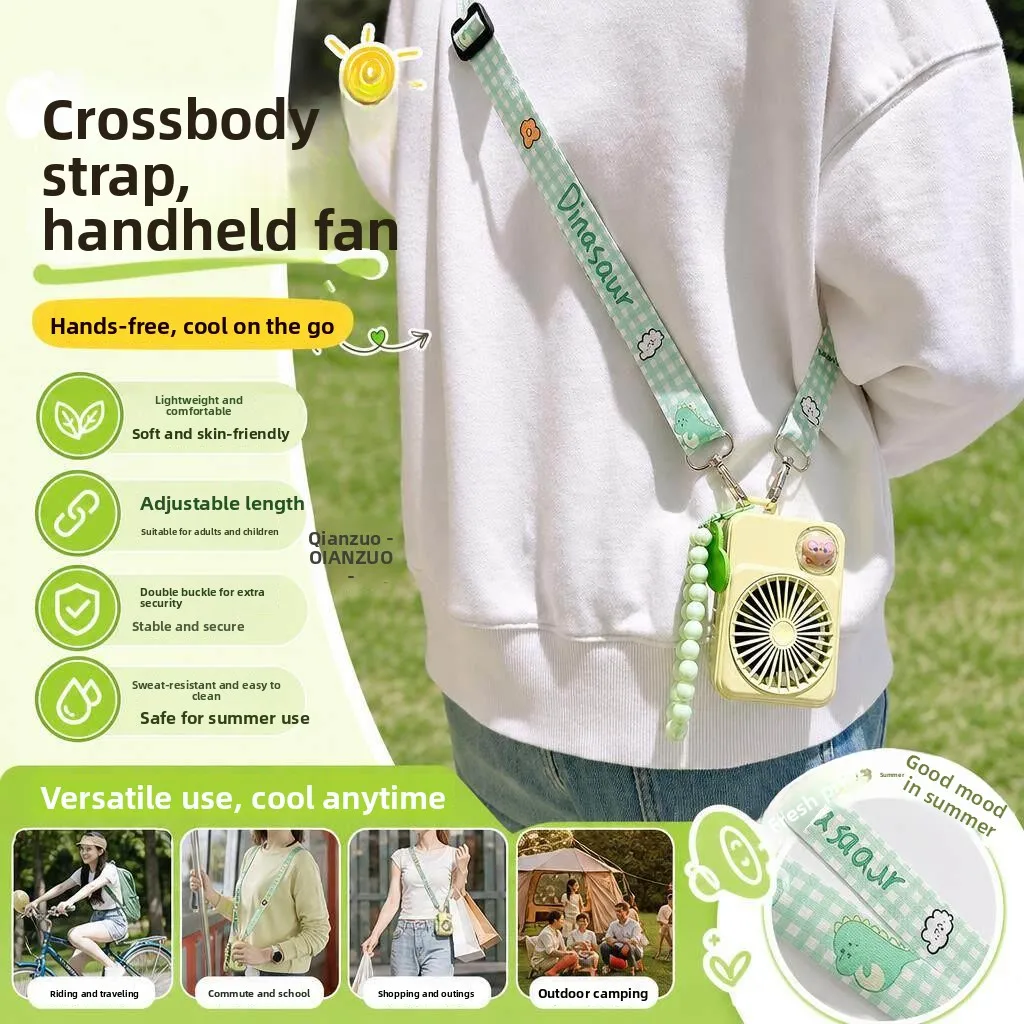 adjustable-handheld-fan-neck-strap-double-headed-hanging-rope-backpack-shoulder-strap-cloth-rope-diy-sewing-accessories