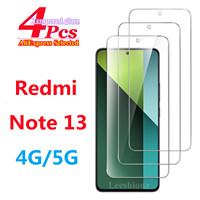 2/4Pcs 999D Tempered Glass For Xiaomi Redmi Note 13 5G/4G Screen Protector Glass Film