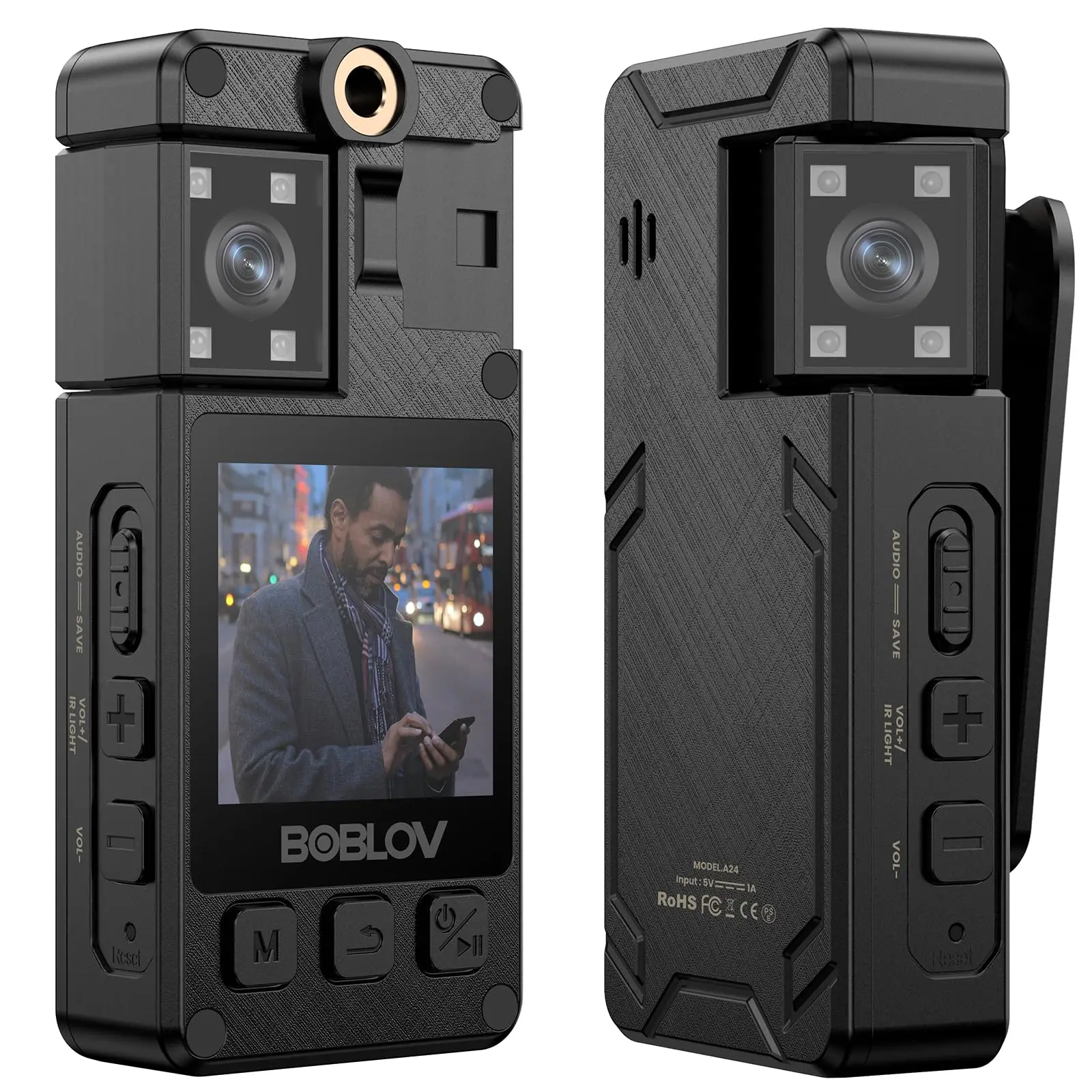

Boblov Mini Camera A24 1296p Sports Action Dv Digital Cameras Security Small Camcorder Pocket Body Camara