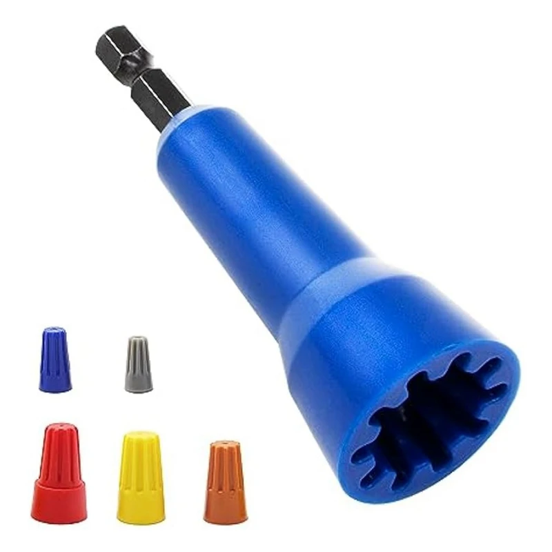 

Wire Nuts Twister, Wire Twisting Tool Set Twisting Wire Connector Socket, Wire Twister Tool Kit For Drill Wire Connector Driver