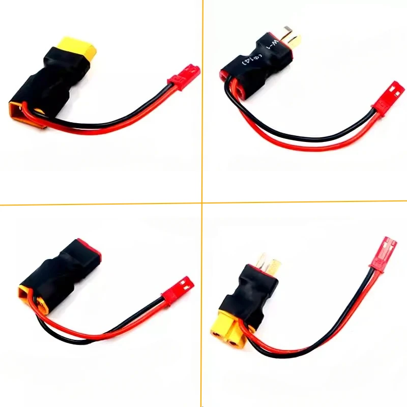 

1/3/5/10Pcs XT60/T Plug Male to JST+XT60/T Plug Female In-line Power Adapter Lipo Connector for RC Battery Lipo Model Accessory