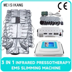 MEISIKANG 3 in 1 Air Pressure Therapy Lymphatic Drainage Slimming Ems Machine Massage Muscles Relax Body Massage Beauty Device