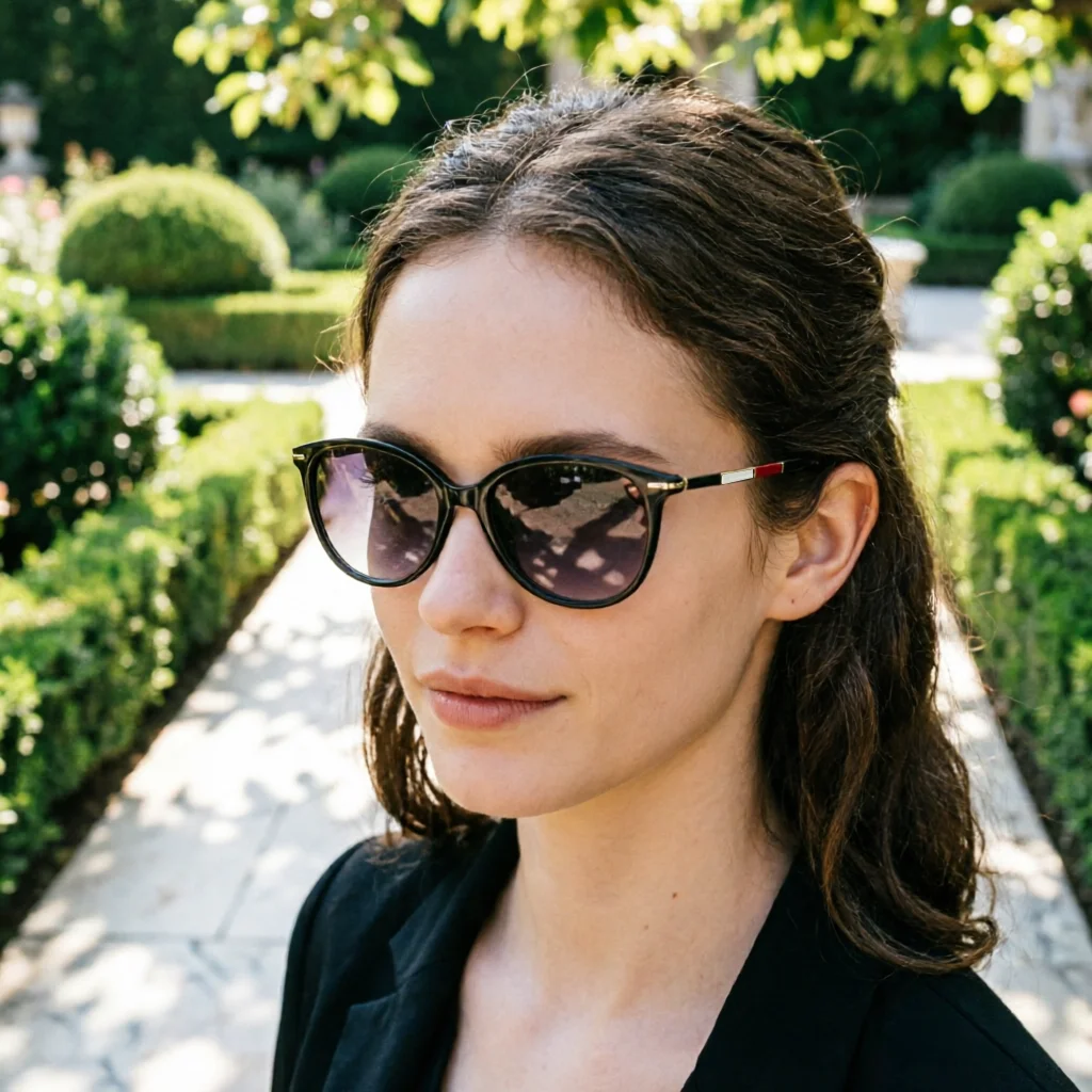 Damen Cat-Eye Sonnenbrille Luxus Vintage Farbverlauf-Gläser Modische Retro-Sonnenbrillen