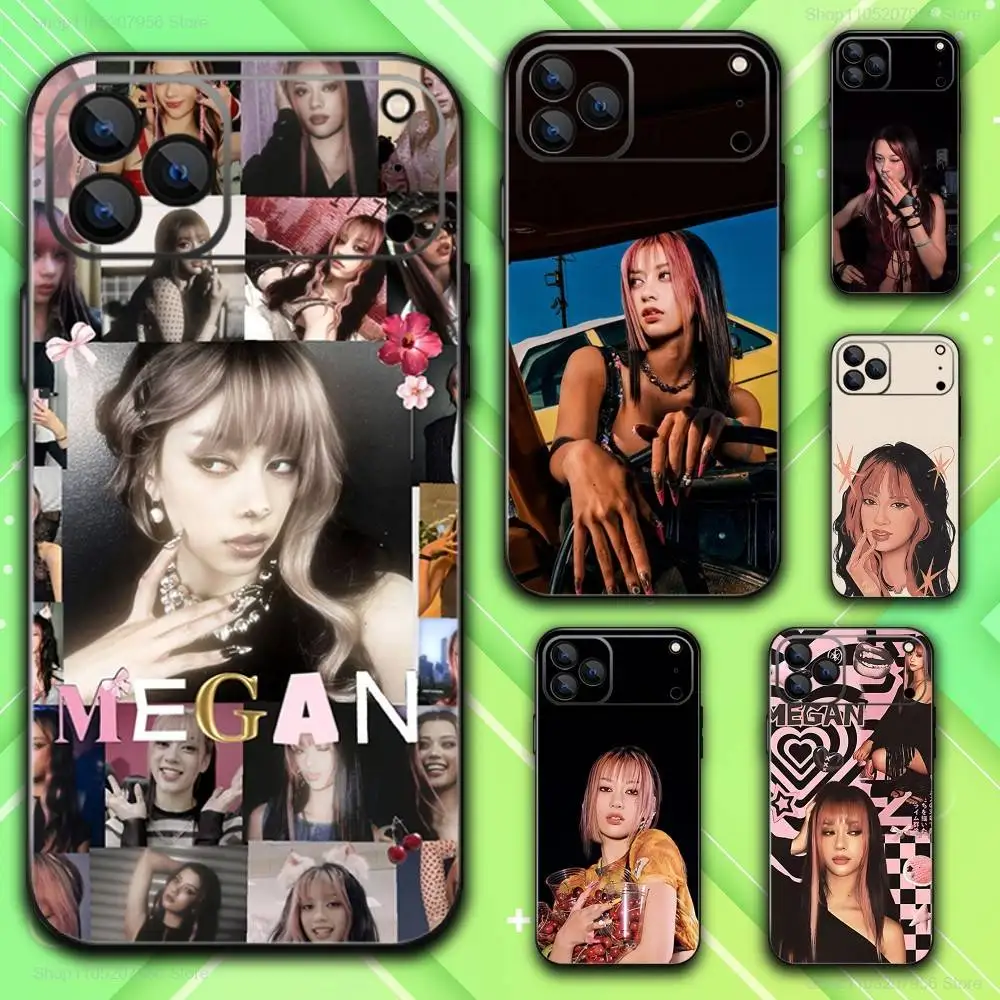 

M-Megan Gnarly M-Meiyok Black Soft Skin-friendly For iPhone 17,16,15,14,13,12,11,Plus,E,Air,Pro,Max,Mini Phone Case