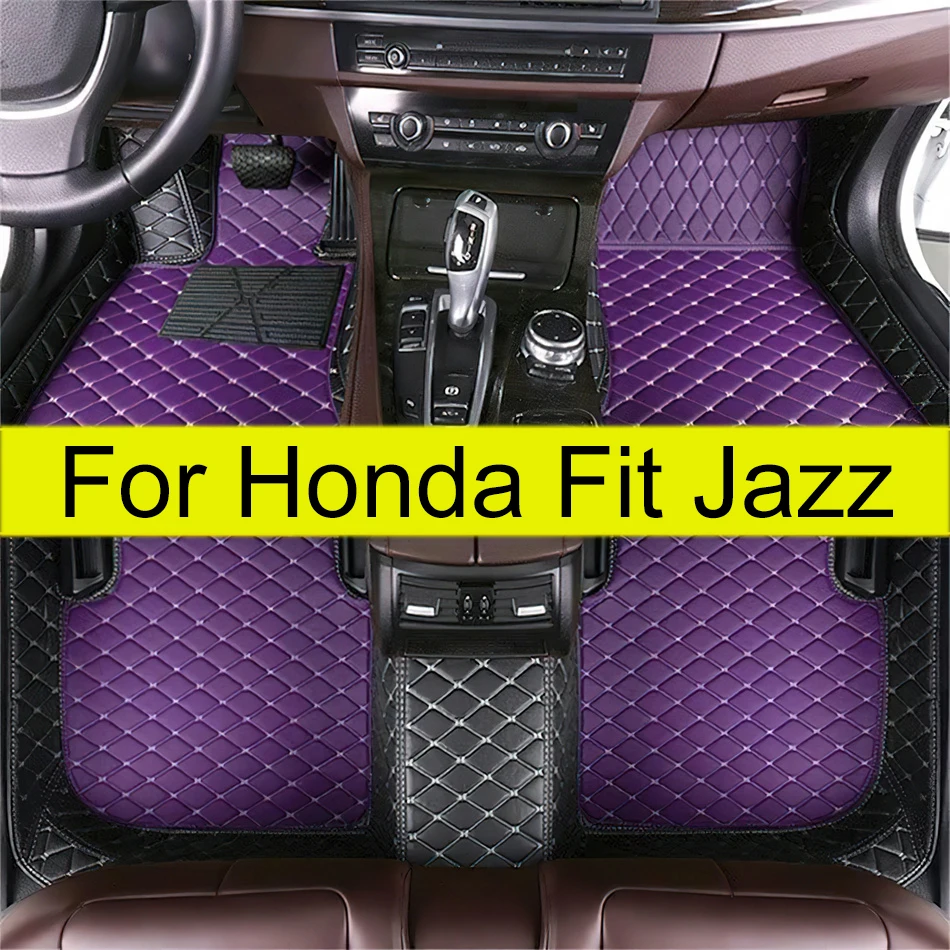 

Car Floor Mats For Honda Fit Jazz 5-seat 2014 2015 2016 2017 2018 2019 2020 Custom Auto Foot Pads Automobile Cover accessories