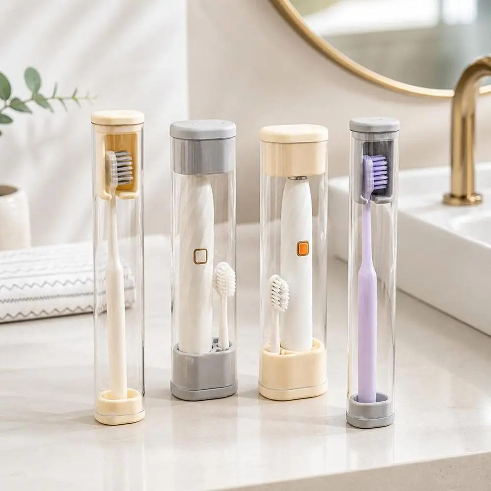New Silicone Travel Toothbrush Case Dustproof Portable Electric Toothbrush Case Standard Toothbrush Case Protective Storage