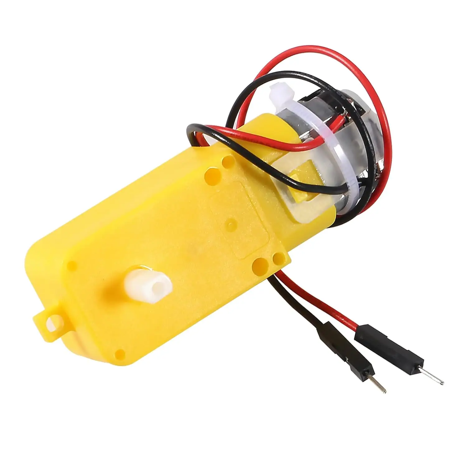 4pcs TT Motor Dual DC 3-6V Gearbox Motor 200RPM Ratio 1:48 Shaft Motor with 2.54mm Wire for Arduino DIY Smart Car Robot