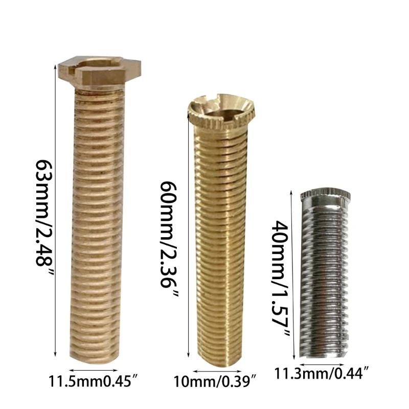 Colador fregadero cocina, tornillo grueso, colador cobre, pernos roscados desecho, Conector tornillo, accesorios