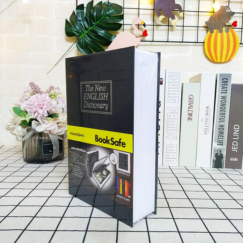Creative Dictionary Book Safe Plastic Piggy Bank Password Safe English Dictionary Password Box Piggy Bank Disguised Safe Box