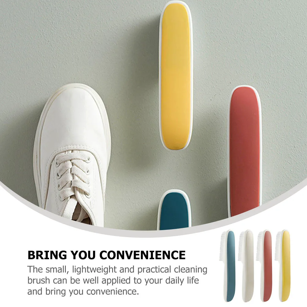 

4Pcs Clothes Scrubbing Brush Soft Bristle Laundry Cleaning Brush Multi Function Shoes Washing Household Convenient Tool