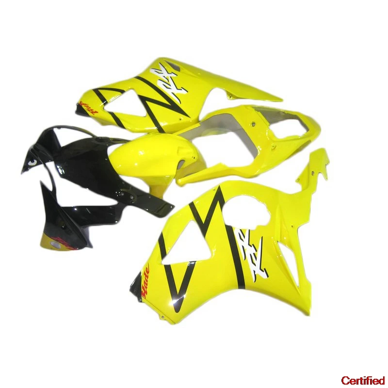 

Новый комплект обтекателей, подходящий для Honda CBR954RR 02 03, желтые, черные обтекатели CBR 954rr 2002 2003, детали кузова MX51