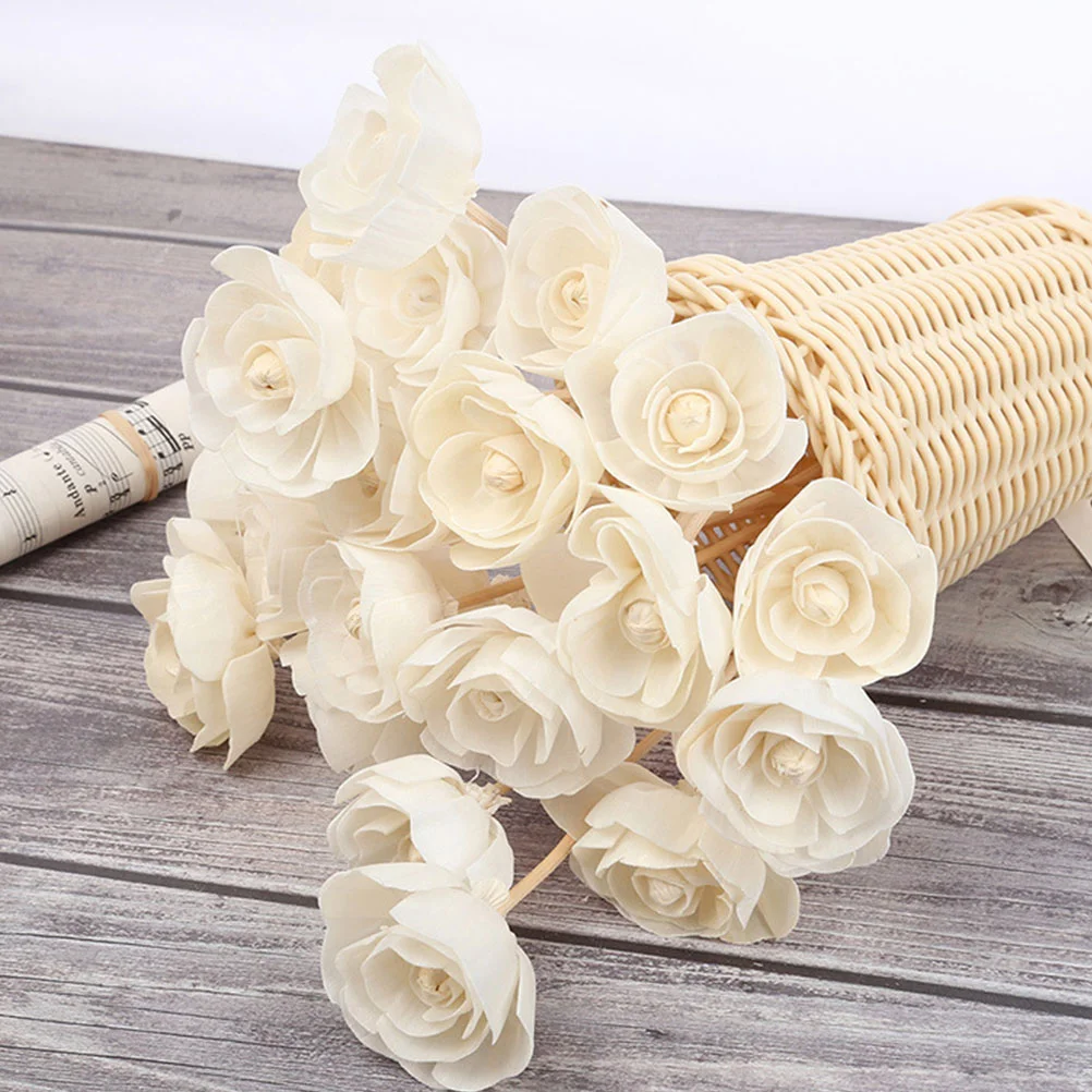 3 Pcs Pure Scented Fragrance Oils Aromatherapy Rattan Dried Flower Diffuser Sticks Wooden