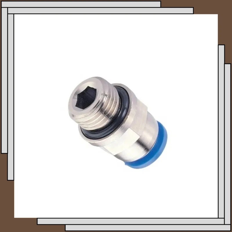 10PCS，G Thread Pneumatic Quick Connector Pc-G Through Multi-specification CDC Connector Pneumatic Components