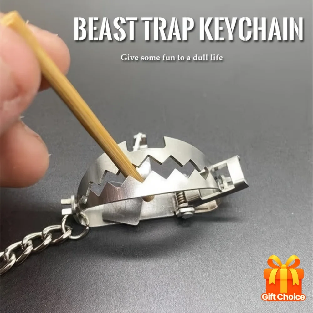 Stainless Steel Mini Keychain Creative Card Holder Design Durable and Easy to Carry Perfect Gift for Boyfriend Girlfriend
