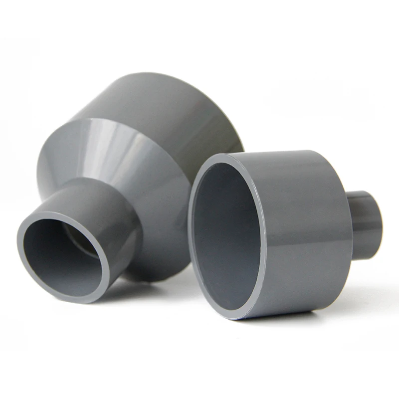 20/25/32/40~200mm Grey PVC Straight Reducing Connector Water Pipe Fitting Garden Irrigation Water Tube Jointor Aquarium Adapter