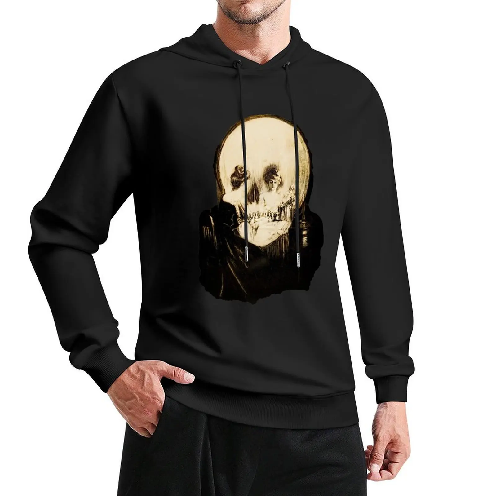 

All is Vanity, by Charles Allan Gilbert Pullover Hoodie anime clothing male clothes winter clothes aesthetic clothing hoodie men