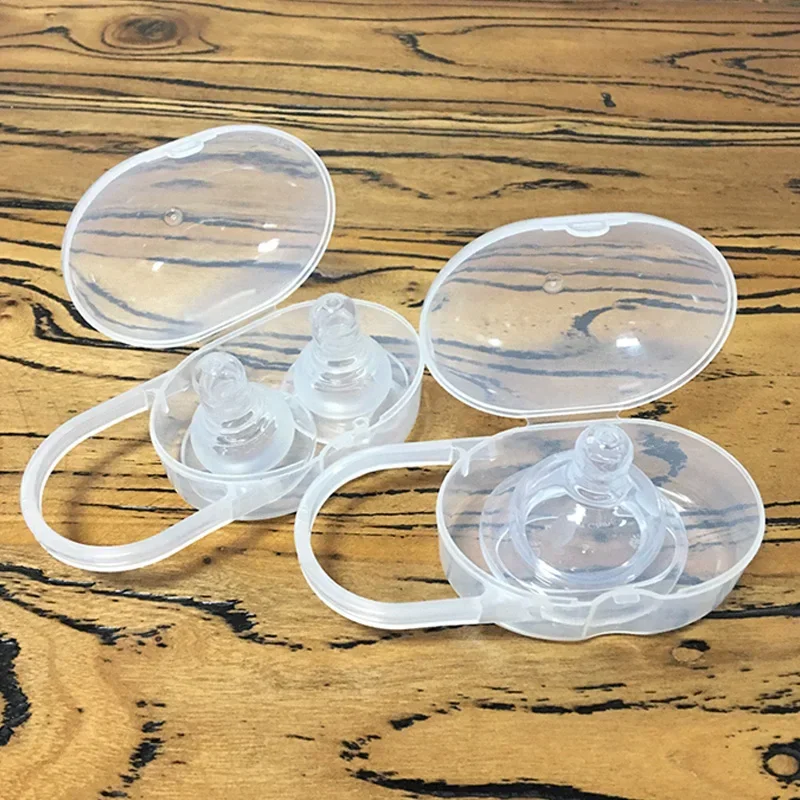 1 Stück Cartoon Baby Nippel Schnuller Box solide Schnuller Box Reise Aufbewahrung koffer Schnuller sicherer Halter Schnuller pp Plastik box
