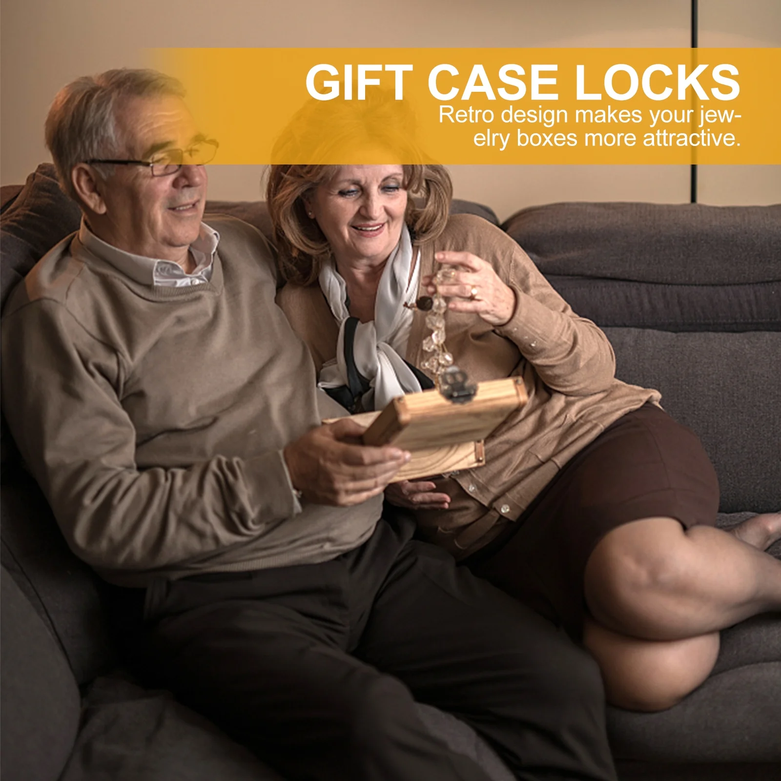 

4 pcs Alloy Square Buckles Retro Bronze S Jewelry Case Locks Sturdy Box Latch For Wooden Wine Gift Cases Cabinet Hasps