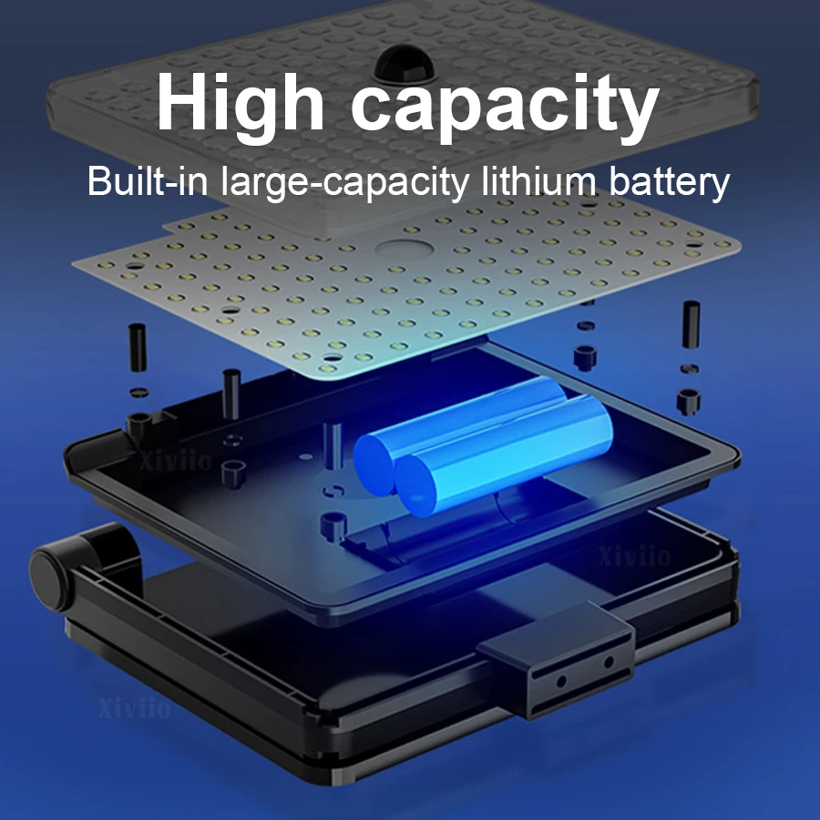 Multifunctional Remote Sensing Solar Lights Portable Solar Floodlight with Remote Control Lighting for Garden Outdoor Camping