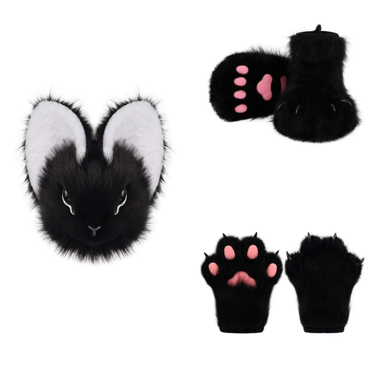 ملابس الحيوانات بدلة أرنب واقعية معرض كوميدي، ملابس نهائية يمكن ارتداؤها