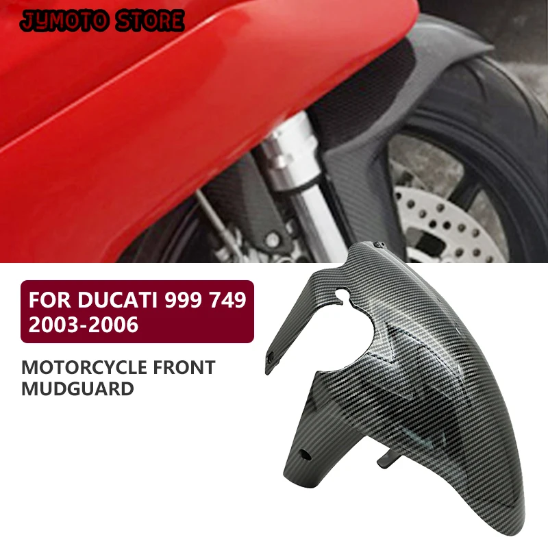 For DUCATI Motorcycle Front Fender Splash Cover ABS Plastic Carbon Fiber 999 749 2003 2004 2005 2006