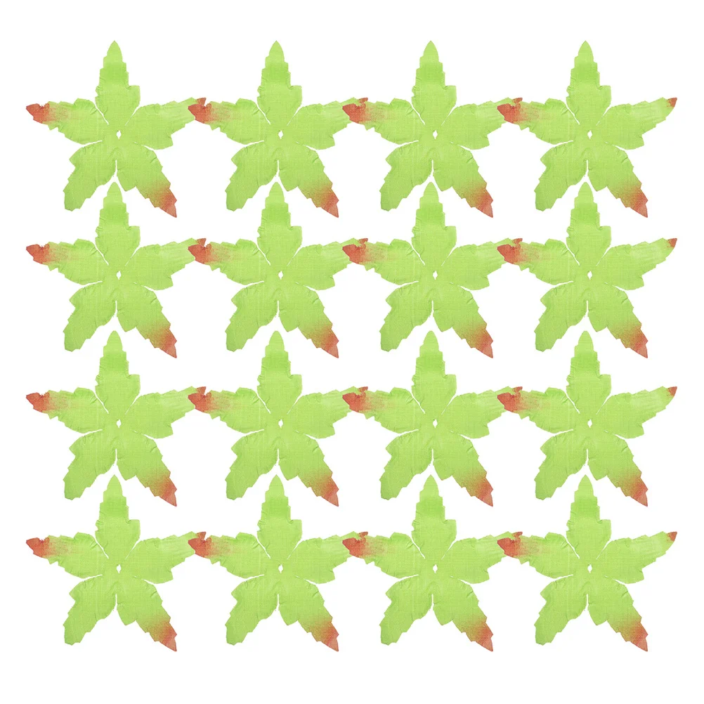 60 個のバラの花の花びら生地グリーンの花びら DIY 人工花作りクラフト用品偽の花びら容器