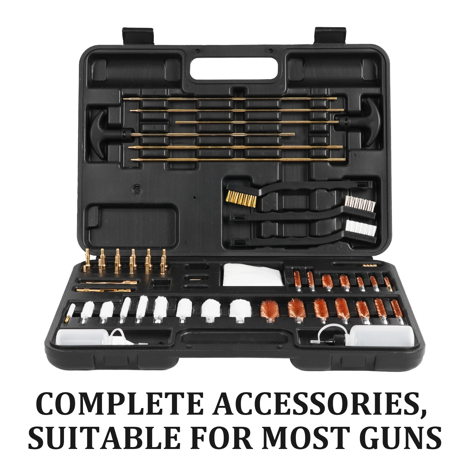 Kit de nettoyage universel pour pistolet, compact et portable, pour fusil de chasse.