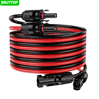 JMUYTOP 10AWG 6mm2 Solar Panel Extension Cable 16FT/5M For Jakery/Renogy/Anker/EF ECOFLOW/ BougeRV Photovoltaic solar charger