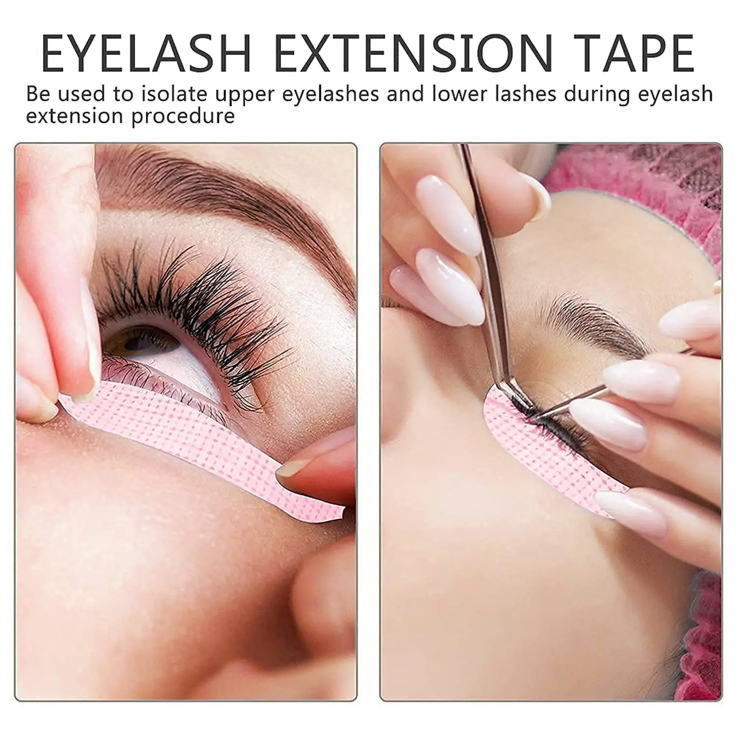 5 Rolls Eyelash Tape,Adhesive Fabric Breathable Micropore Fabric Eyelash Extension Tapes Beauty Makeup Salon Supplies