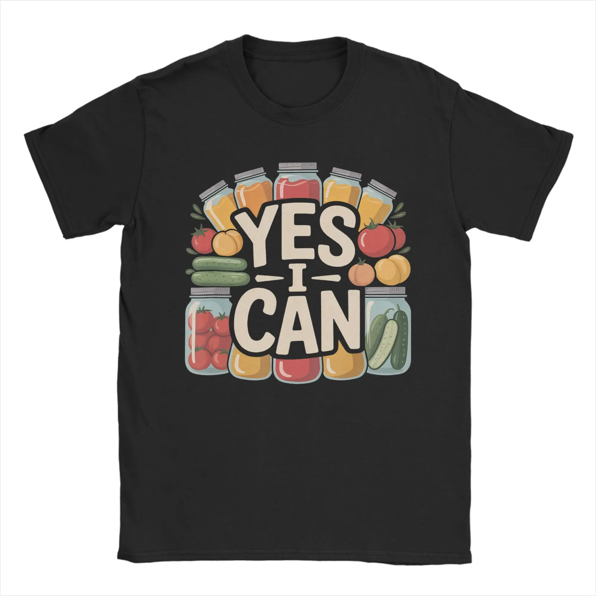 I Garden Because I Can Funny Plant Gardening Canning Lover T-Shirts Men Tee Shirt Round Collar Short Sleeve T Shirt Printing Top
