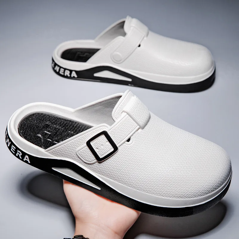 

Men‘s Bag Heel Flip-flops Slippers Indoor Outdoor Beach Sandals Fashion Casual Shoes Soft Slides Home Slippers Beach Shoes