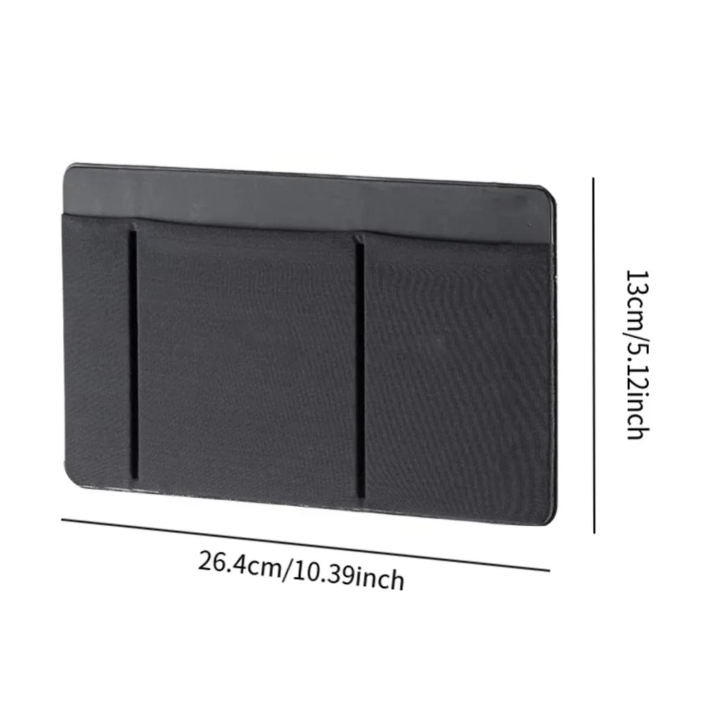 Elastic Mouse Bag Storage Pouch Adhesive Laptop Back Storage Bag Organizer Holder Notebooks Back Organizer Travel